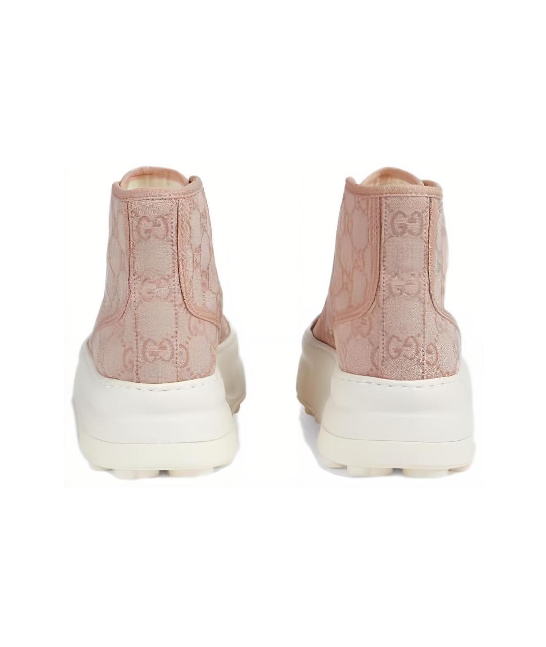 GUCCI Розовые кроссовки, фото 4