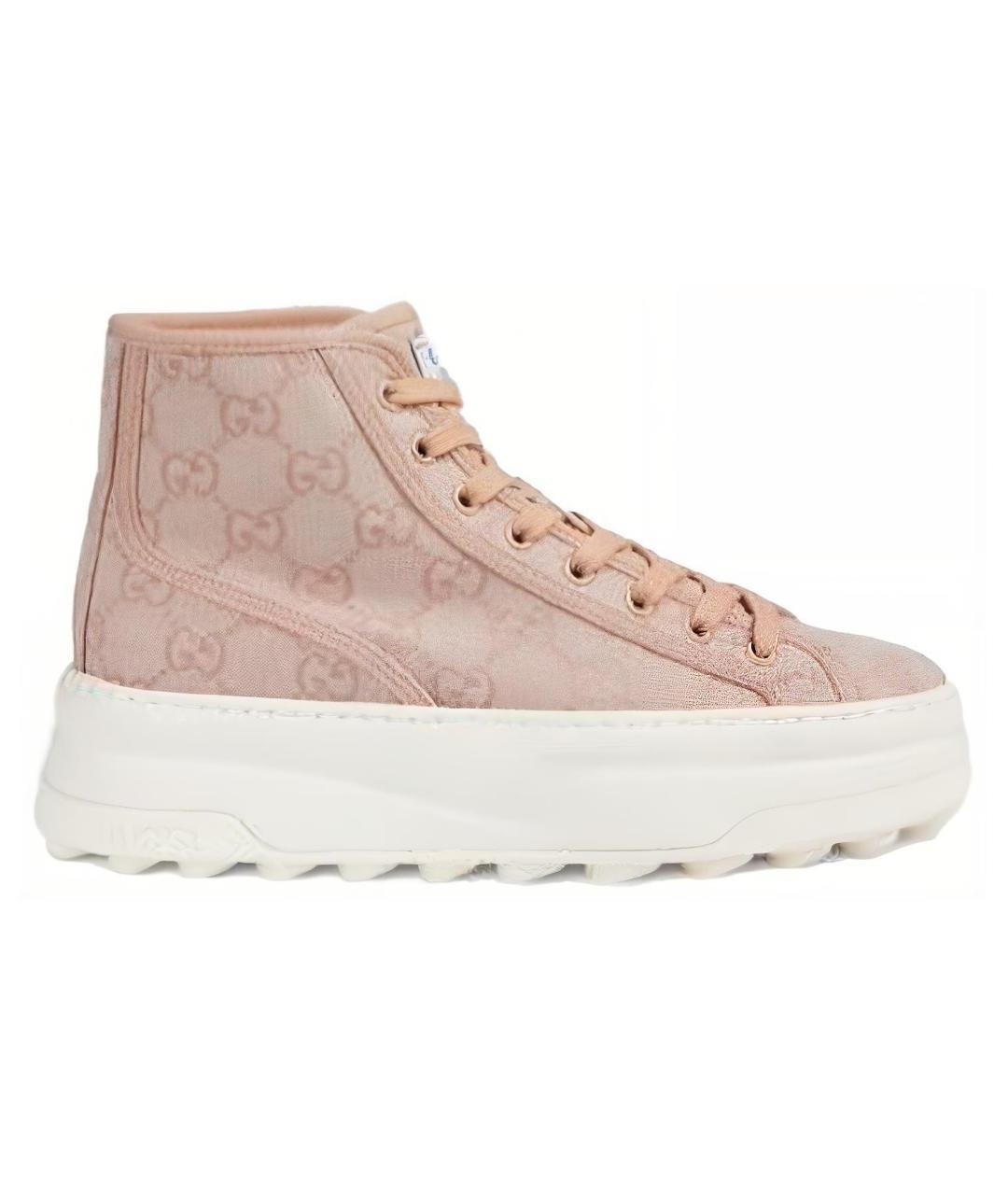 GUCCI Розовые кроссовки, фото 1