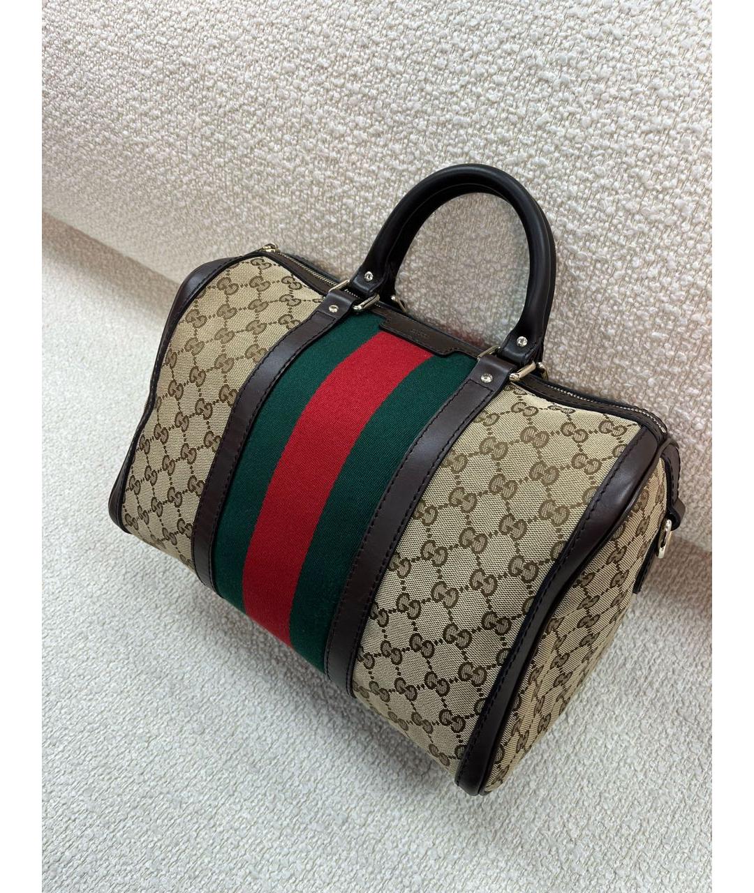 GUCCI Бежевая сумка с короткими ручками, фото 5