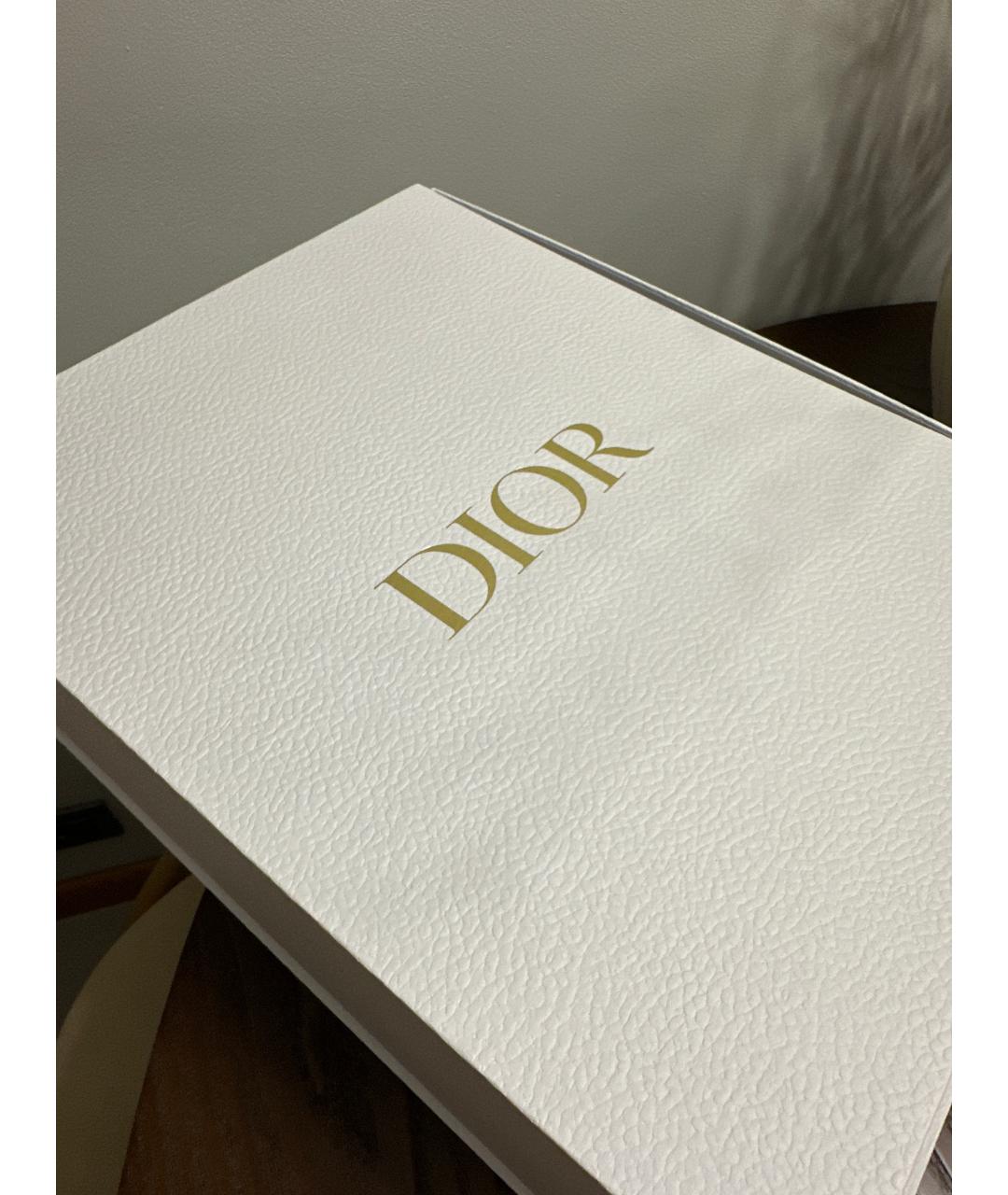 CHRISTIAN DIOR Бежевые текстильные кроссовки, фото 9