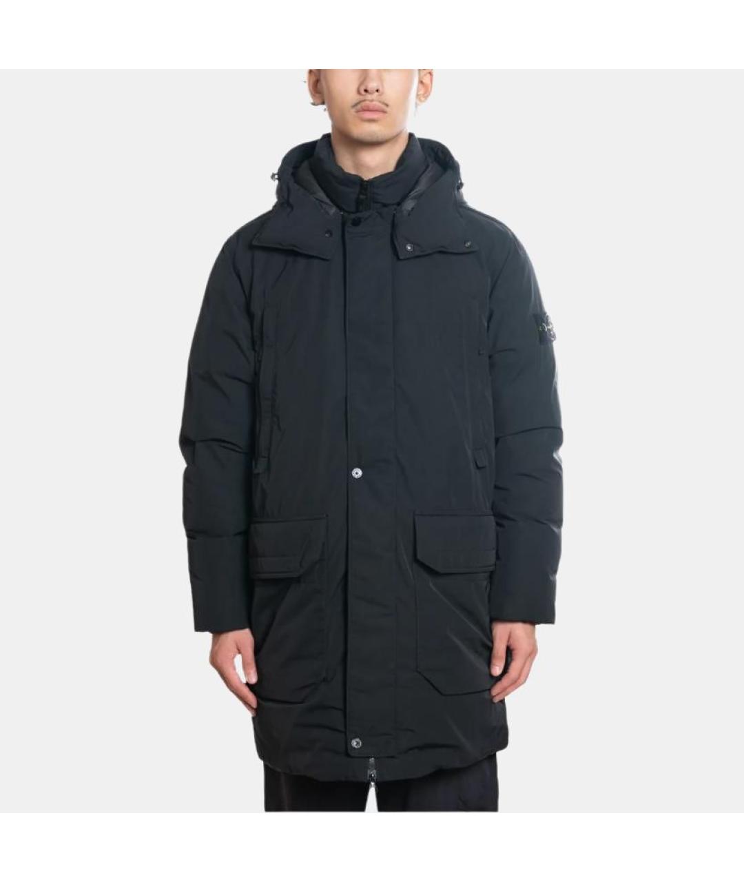 STONE ISLAND Черная куртка, фото 3