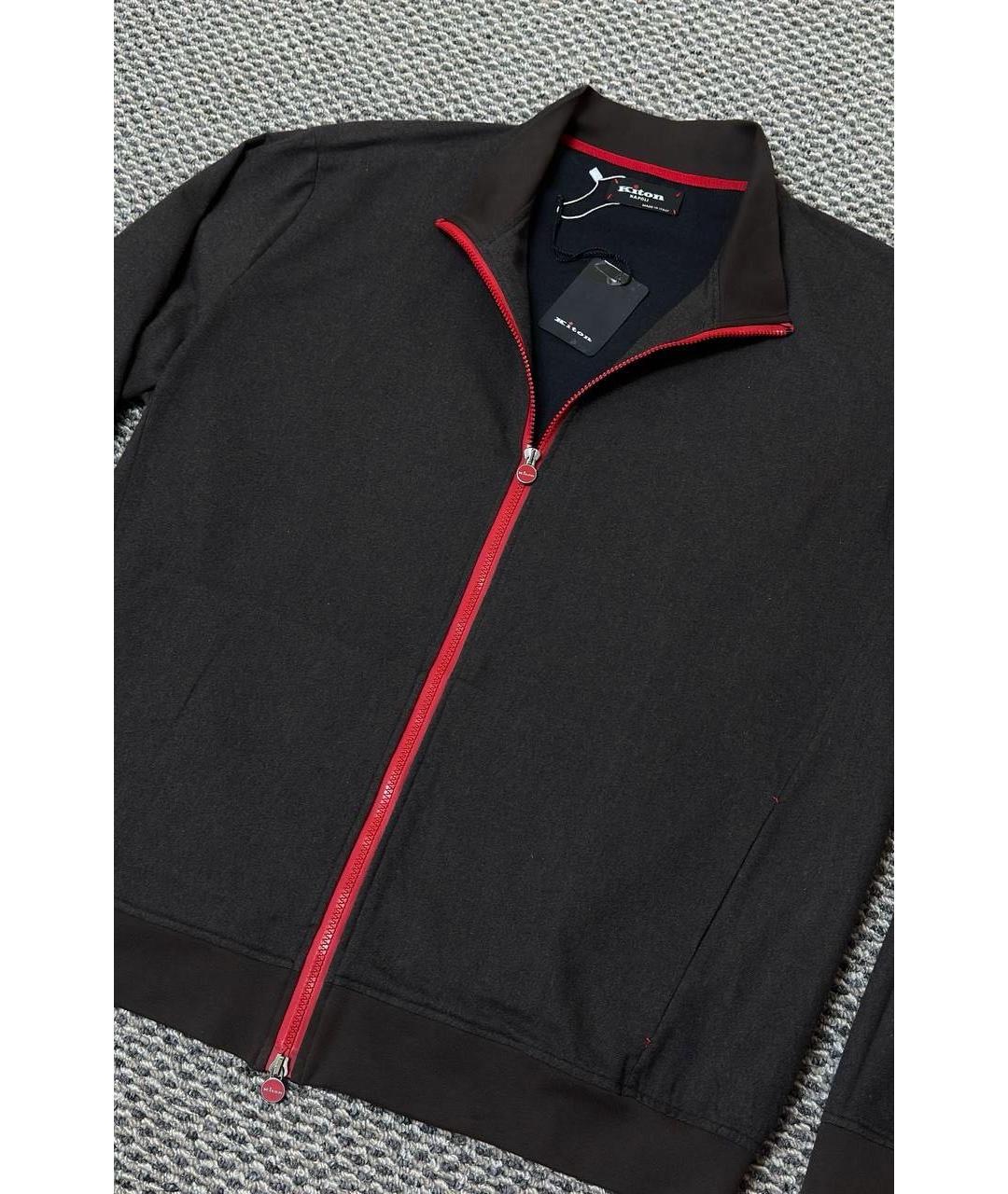 KITON Коричневая куртка, фото 5