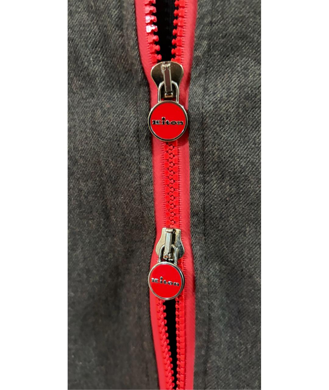 KITON Коричневая куртка, фото 4