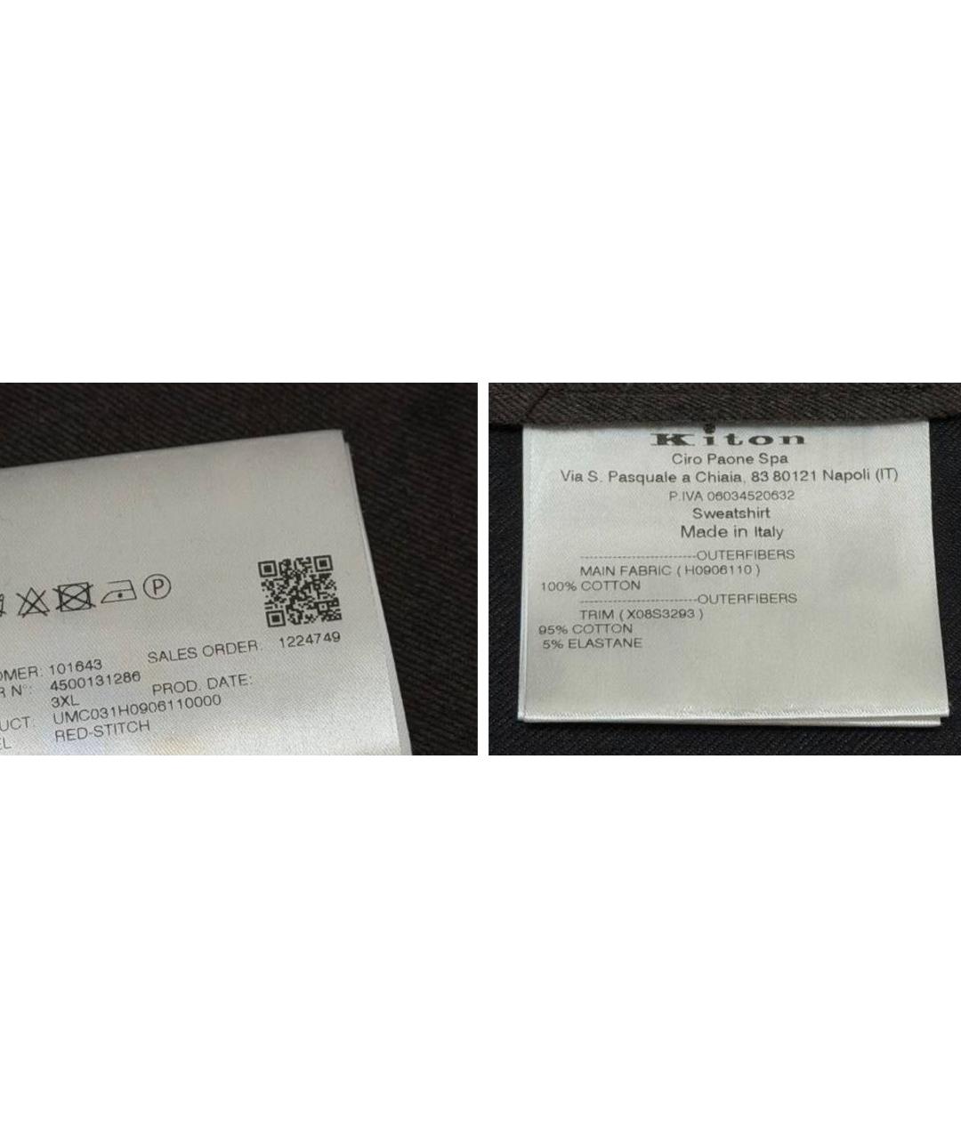 KITON Коричневая куртка, фото 7