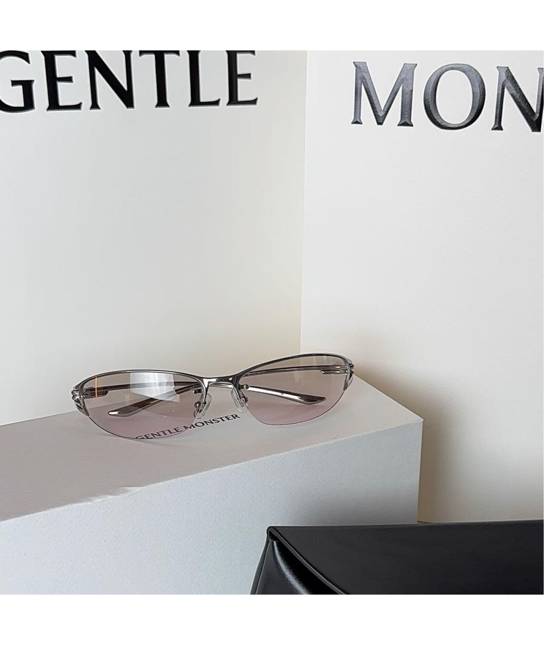 GENTLE MONSTER Серебряные солнцезащитные очки, фото 3