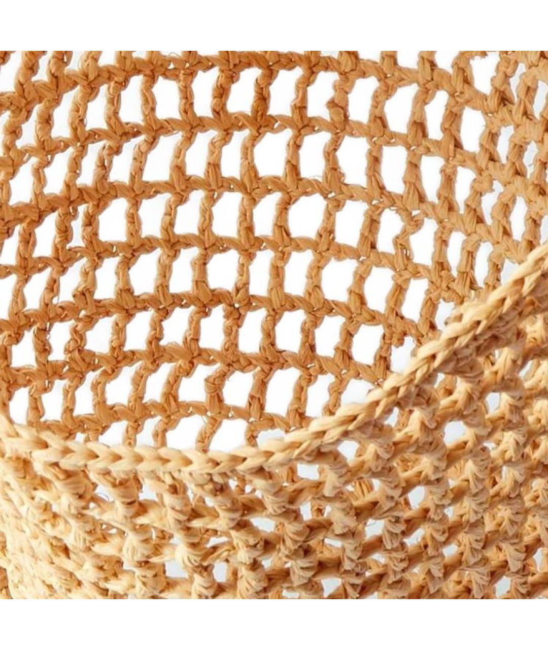 SAINT LAURENT Коричневая пелетеная сумка через плечо, фото 4