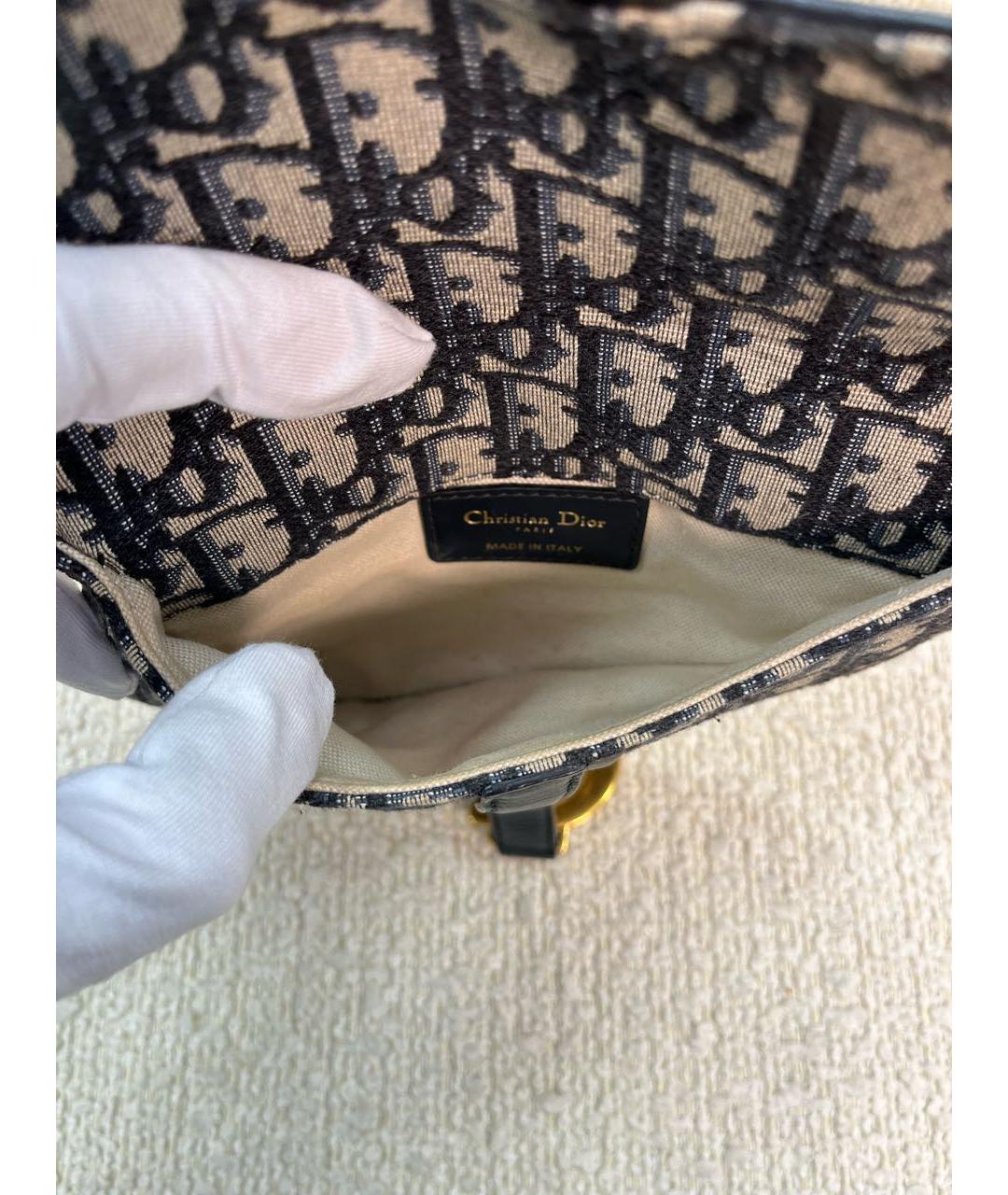 CHRISTIAN DIOR Мульти тканевая сумка с короткими ручками, фото 4