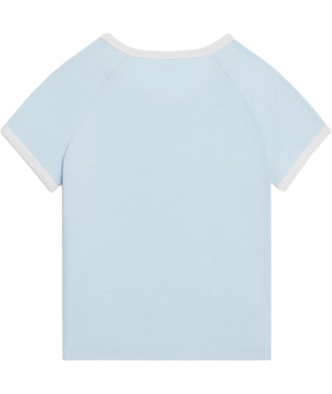 CELINE Голубая футболка, фото 2