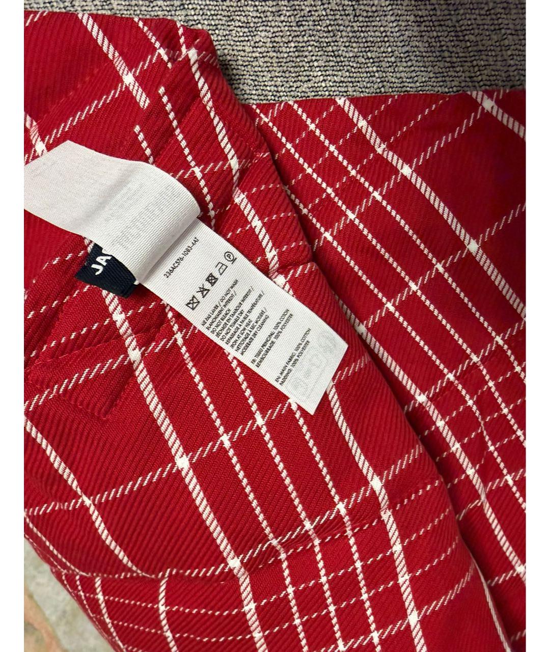 JACQUEMUS Красный хлопковый платок, фото 2