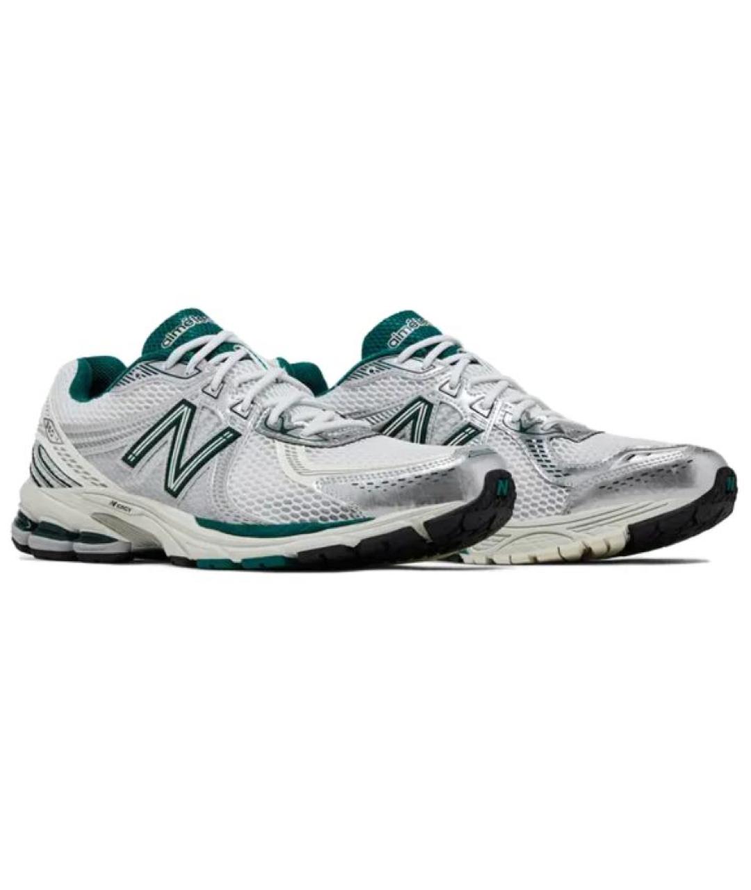 NEW BALANCE Серебряные низкие кроссовки / кеды, фото 4