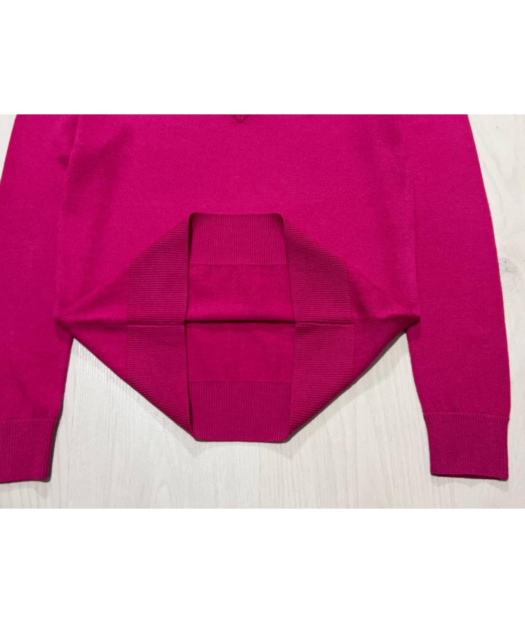 POLO RALPH LAUREN Розовый шерстяной джемпер / свитер, фото 5