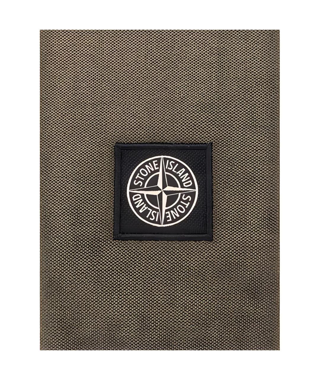 STONE ISLAND Зеленые поло с коротким рукавом, фото 3