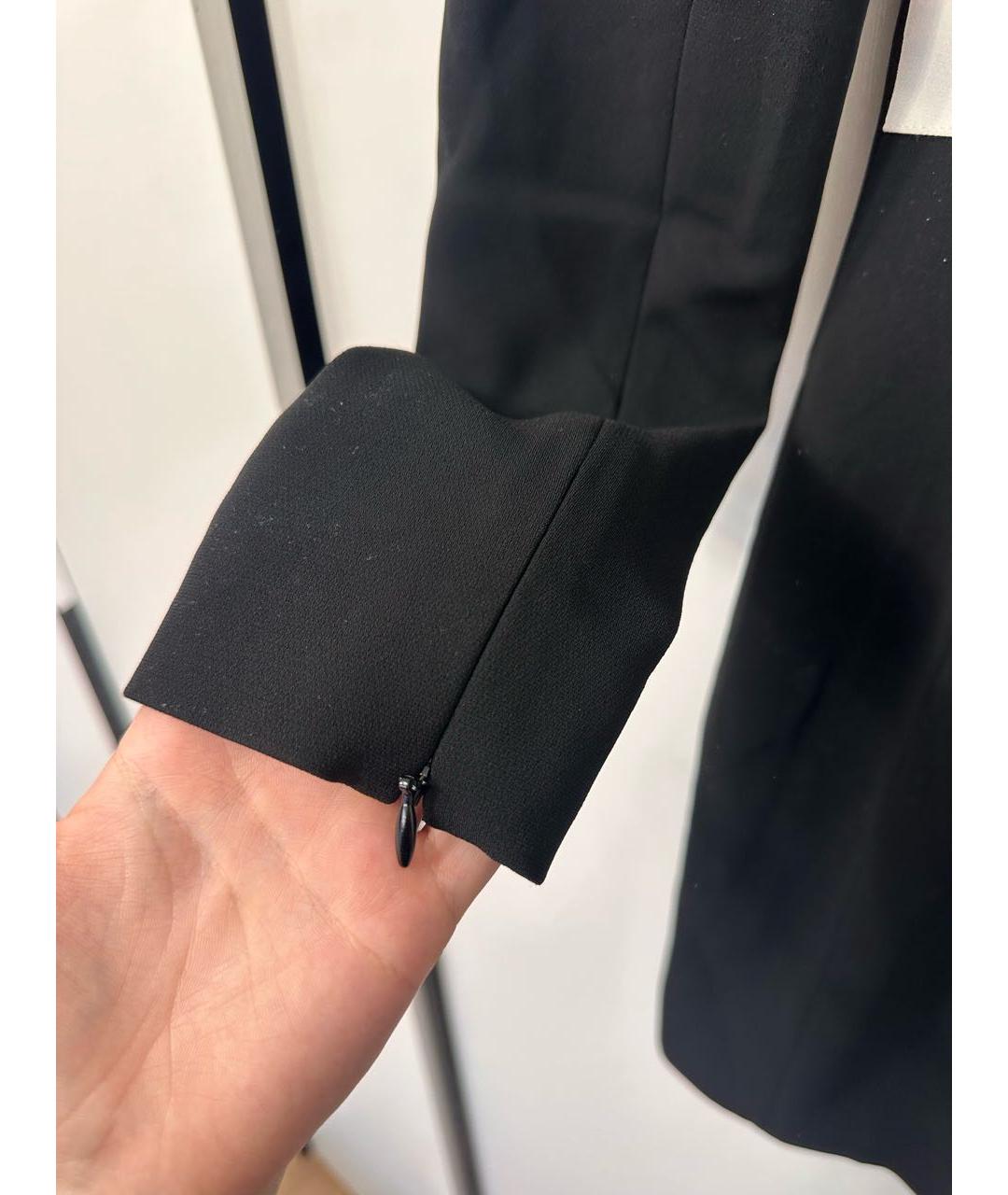 MUGLER Черное полиэстеровое коктейльное платье, фото 7