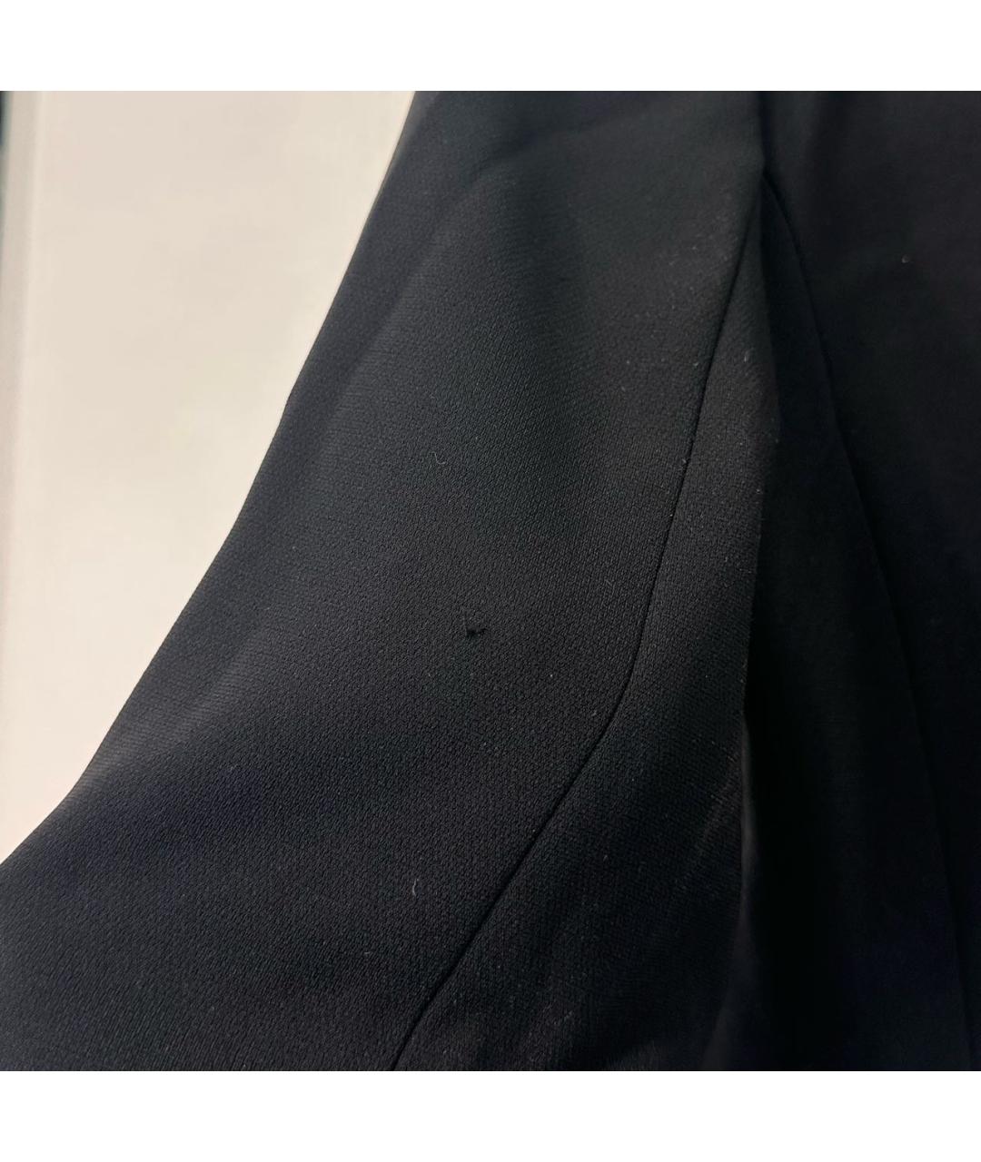 MUGLER Черное полиэстеровое коктейльное платье, фото 8