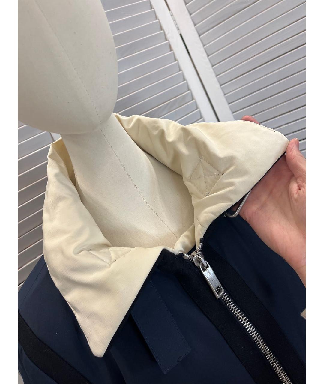 SPORTMAX Темно-синяя куртка, фото 7