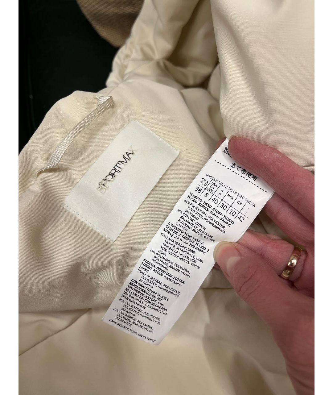 SPORTMAX Темно-синяя куртка, фото 4