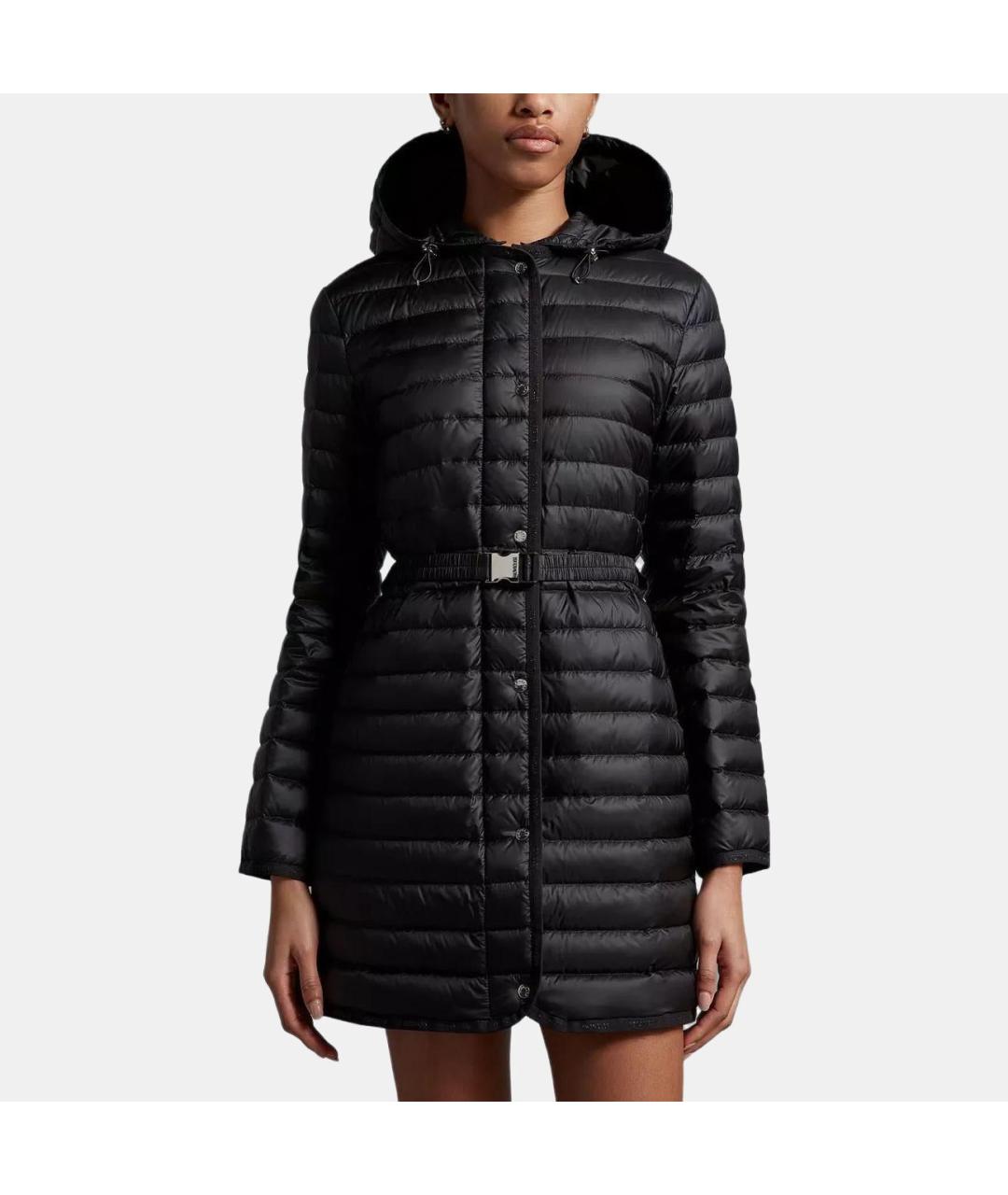 MONCLER Черный пуховик, фото 3