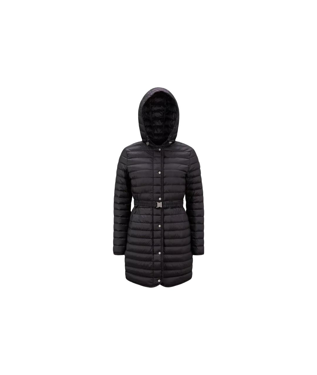 MONCLER Черный пуховик, фото 1