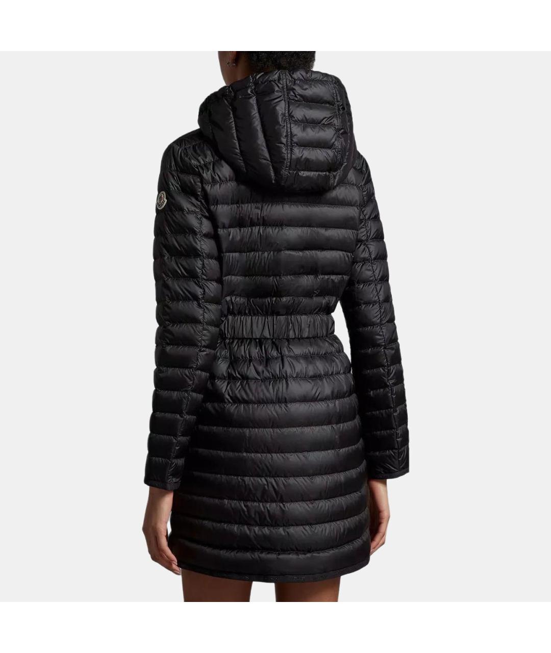 MONCLER Черный пуховик, фото 4