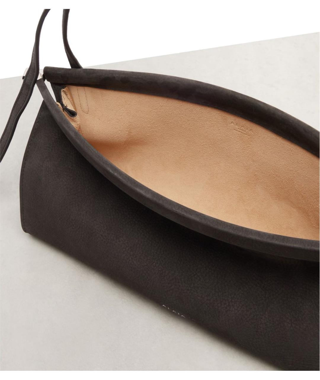 ALAIA Серая замшевая сумка через плечо, фото 4