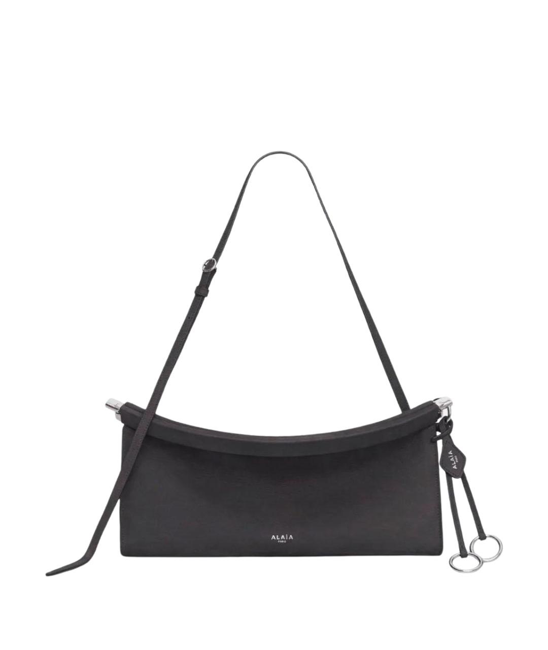 ALAIA Серая замшевая сумка через плечо, фото 1