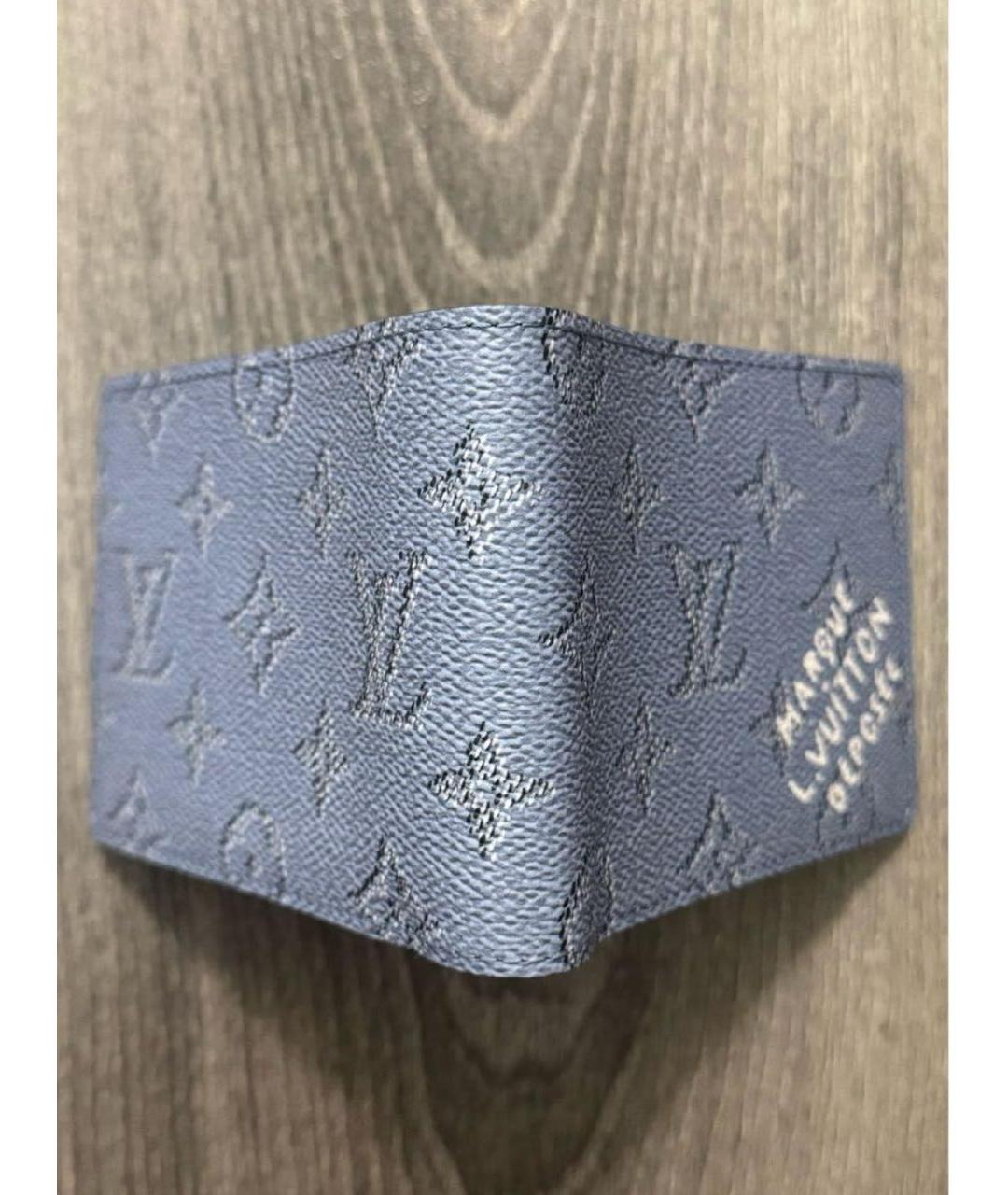 LOUIS VUITTON Голубой кошелек, фото 3