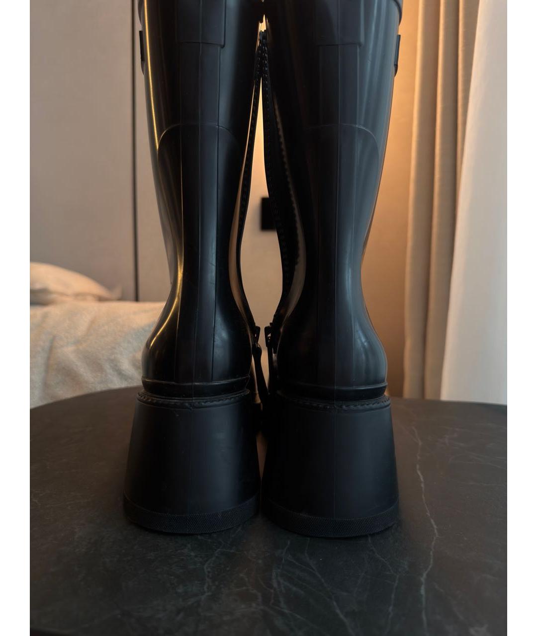 CHLOE Черные резиновые сапоги, фото 4