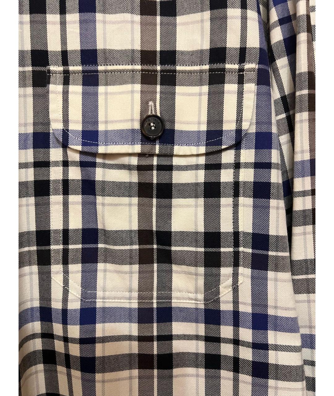 LORO PIANA Бежевая хлопко-шерстяная кэжуал рубашка, фото 3