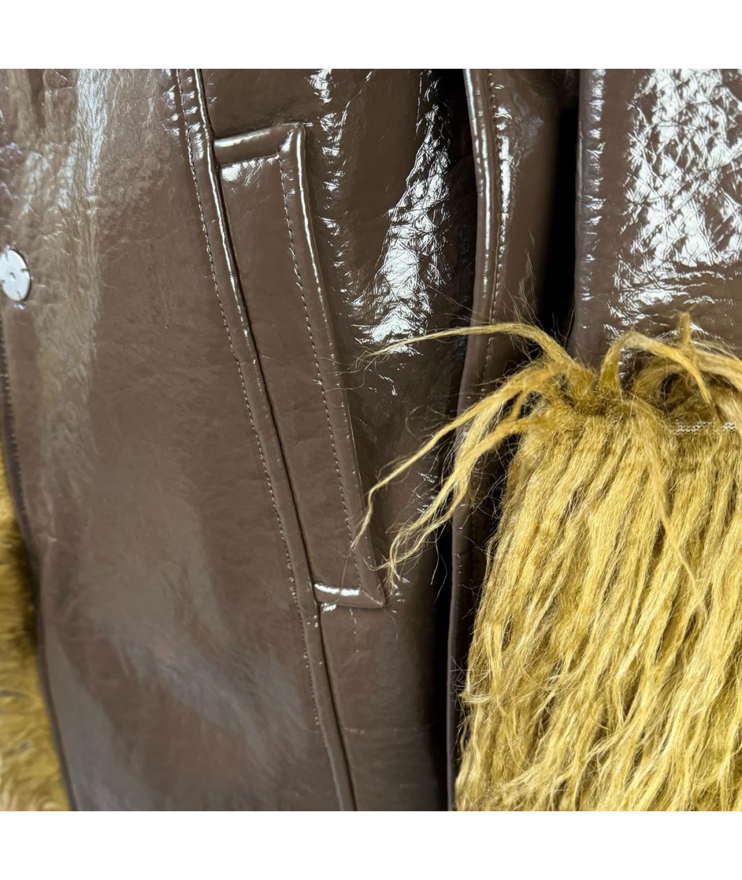 DIESEL Коричневое пальто, фото 6