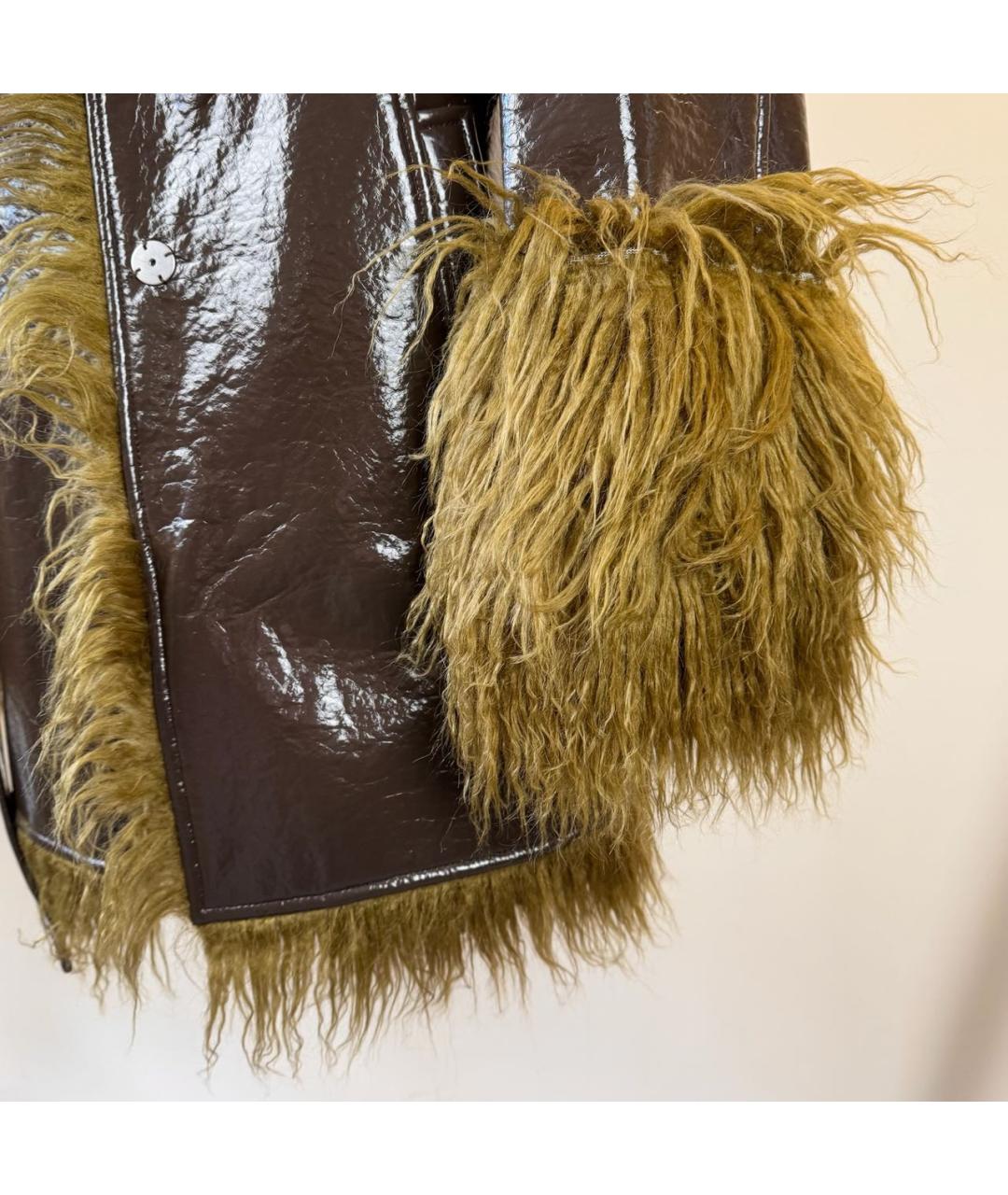 DIESEL Коричневое пальто, фото 5