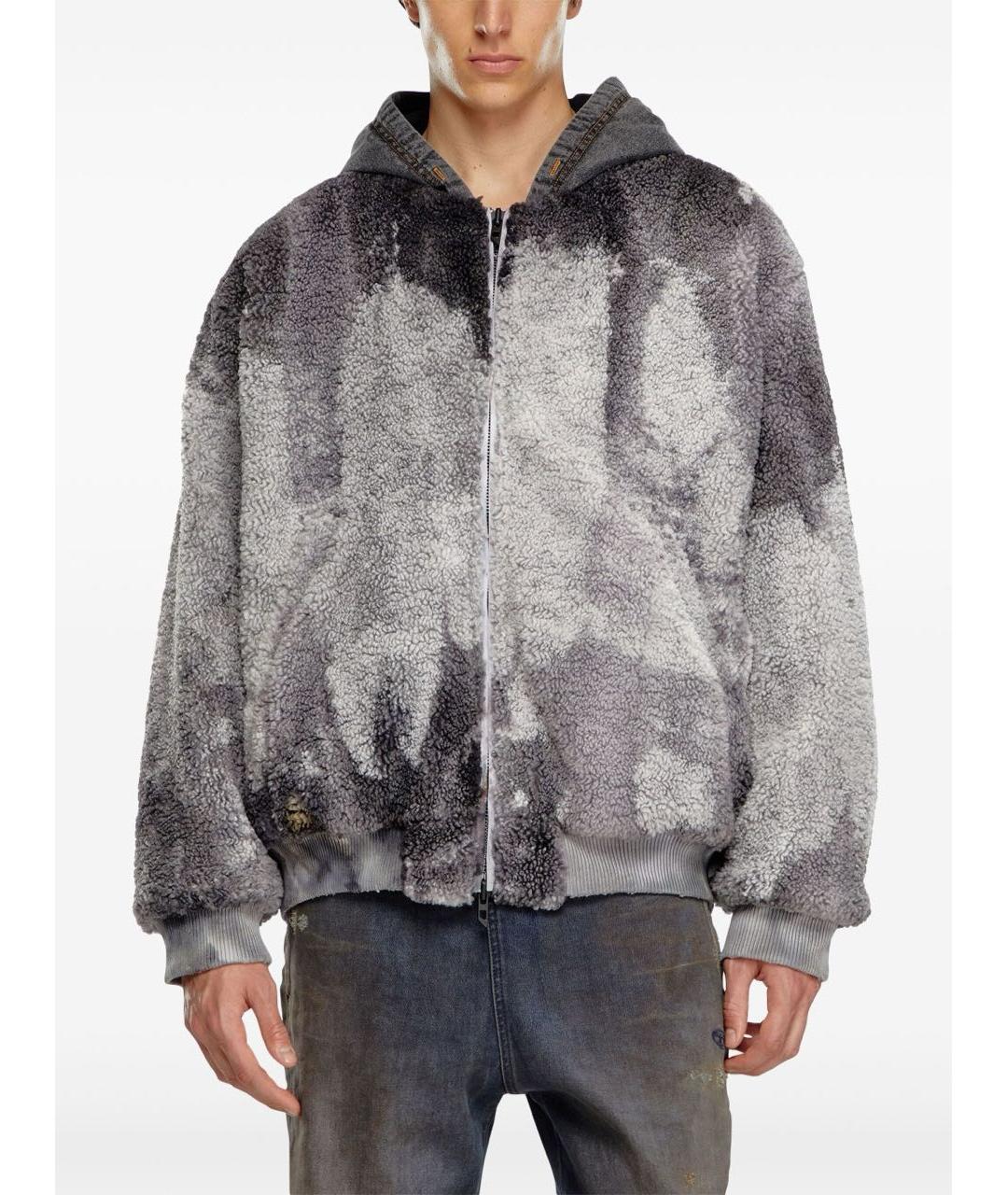 DIESEL Серая куртка, фото 4