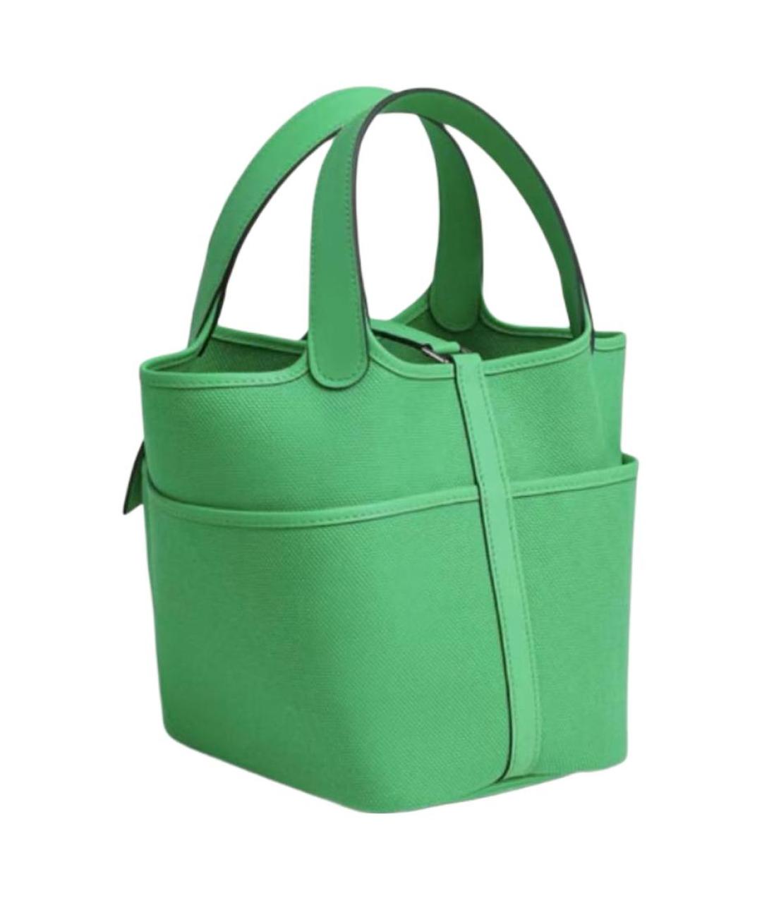 HERMES Зеленая сумка через плечо, фото 3