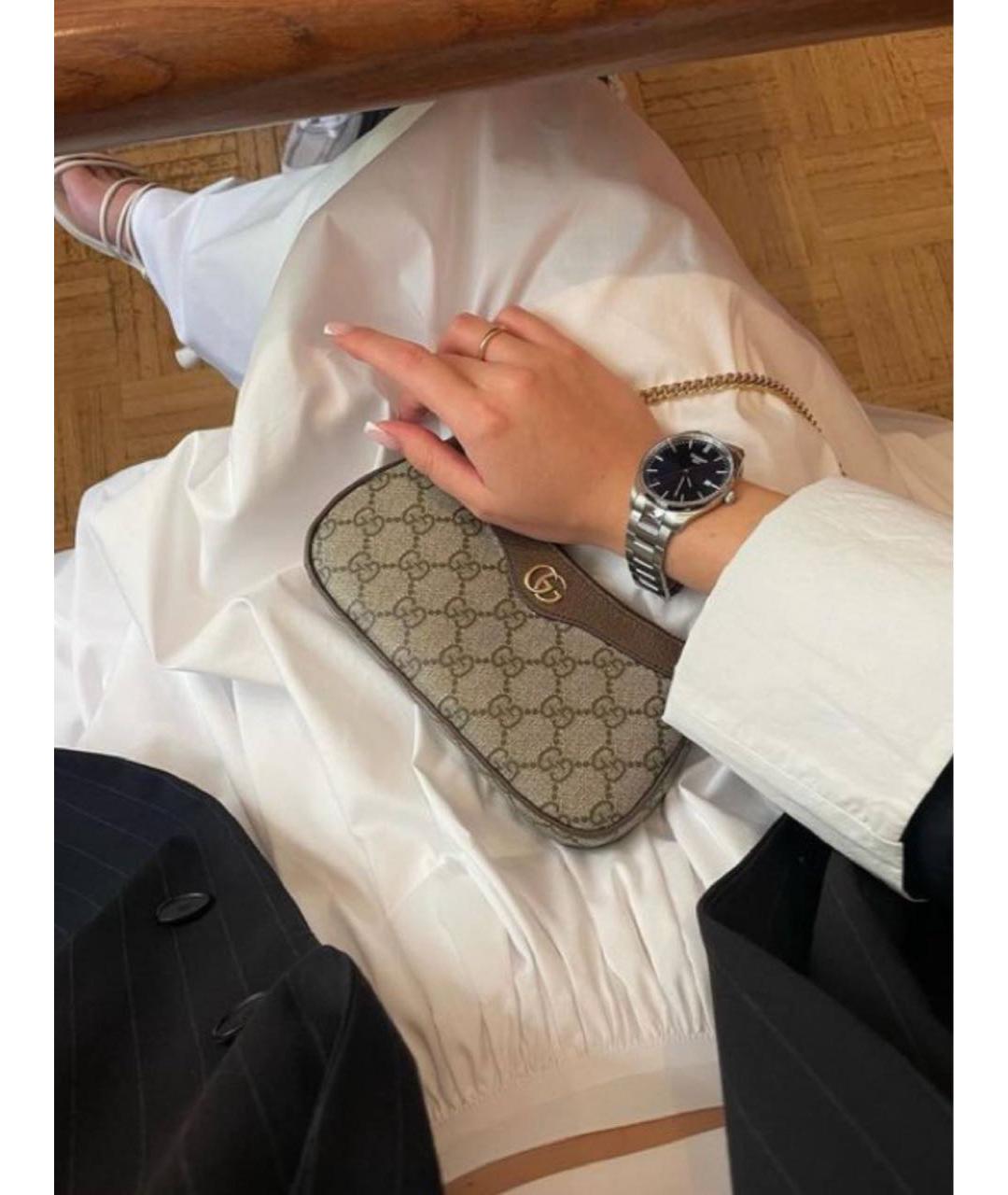 GUCCI Бежевая сумка через плечо, фото 5