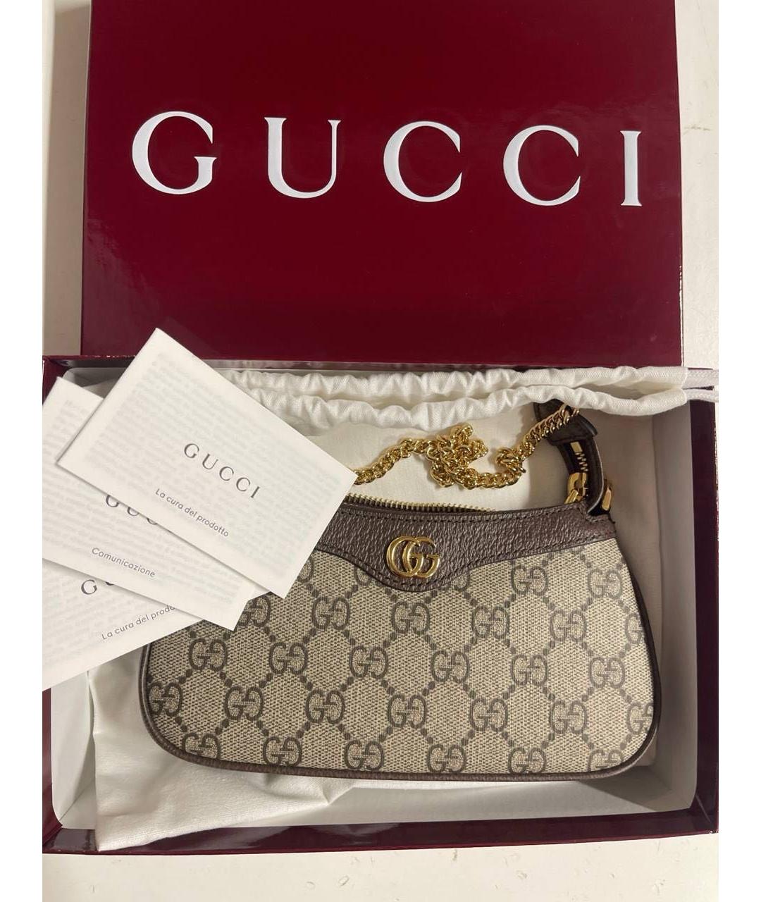 GUCCI Бежевая сумка через плечо, фото 4