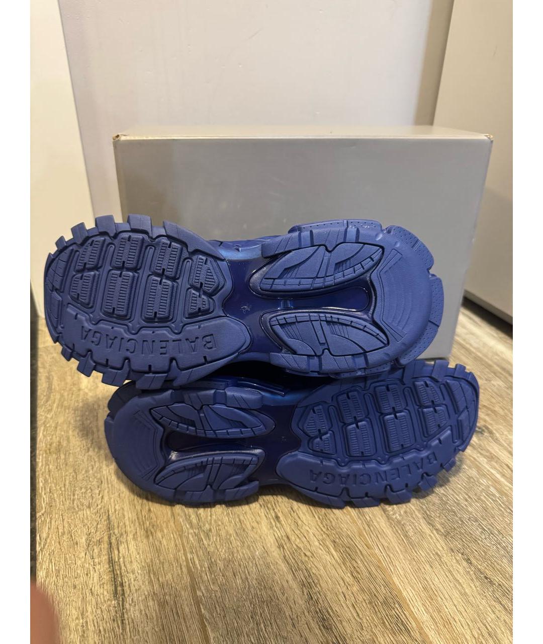 BALENCIAGA Синие низкие кроссовки / кеды, фото 6