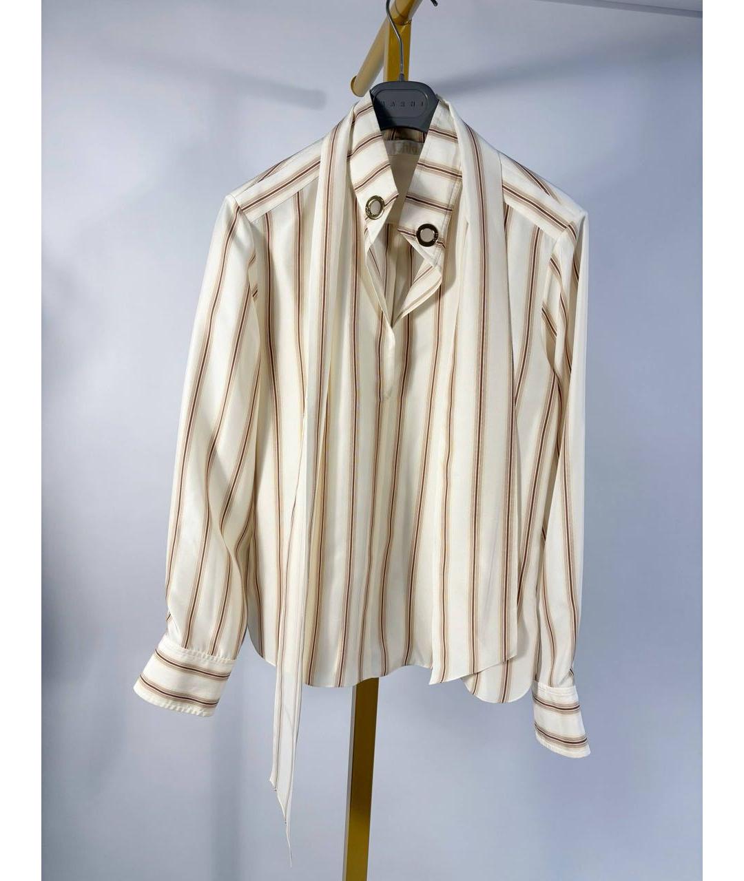 CHLOE Бежевая блузы, фото 4
