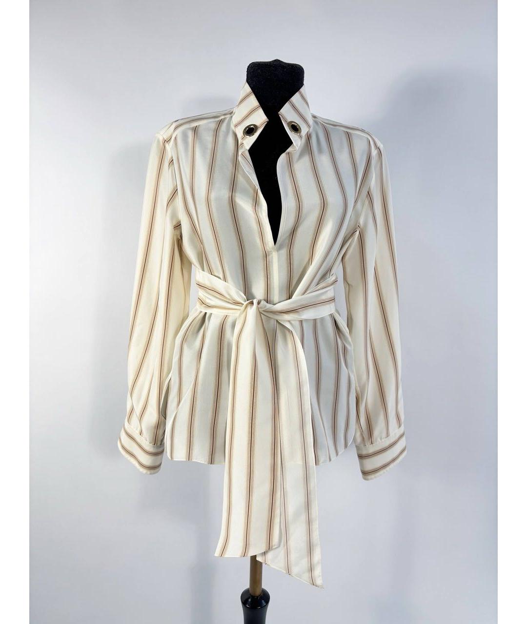 CHLOE Бежевая блузы, фото 9