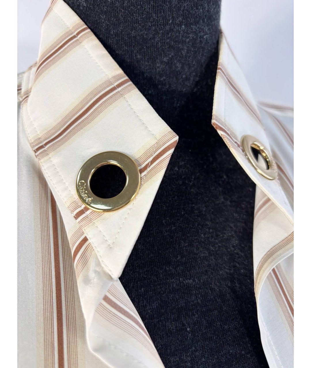 CHLOE Бежевая блузы, фото 8