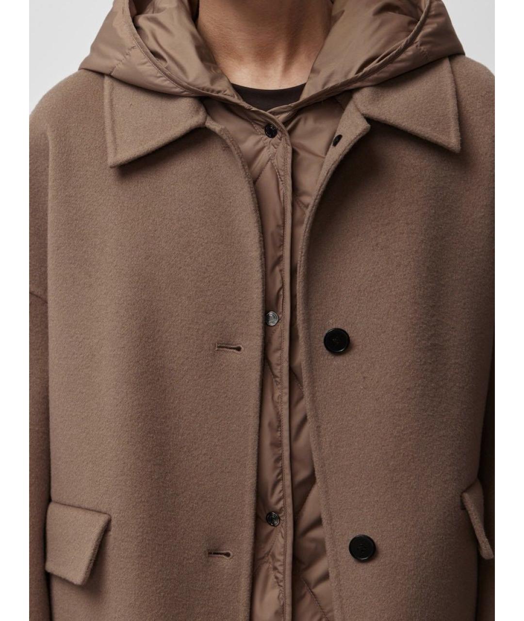 12 STOREEZ Коричневое шерстяное пальто, фото 2