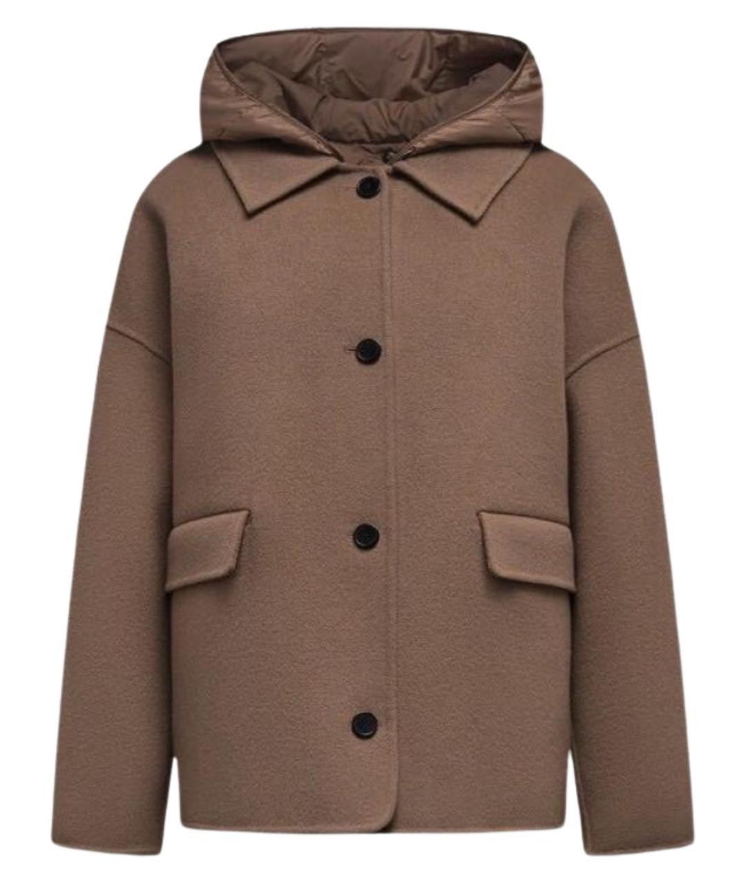 12 STOREEZ Коричневое шерстяное пальто, фото 1