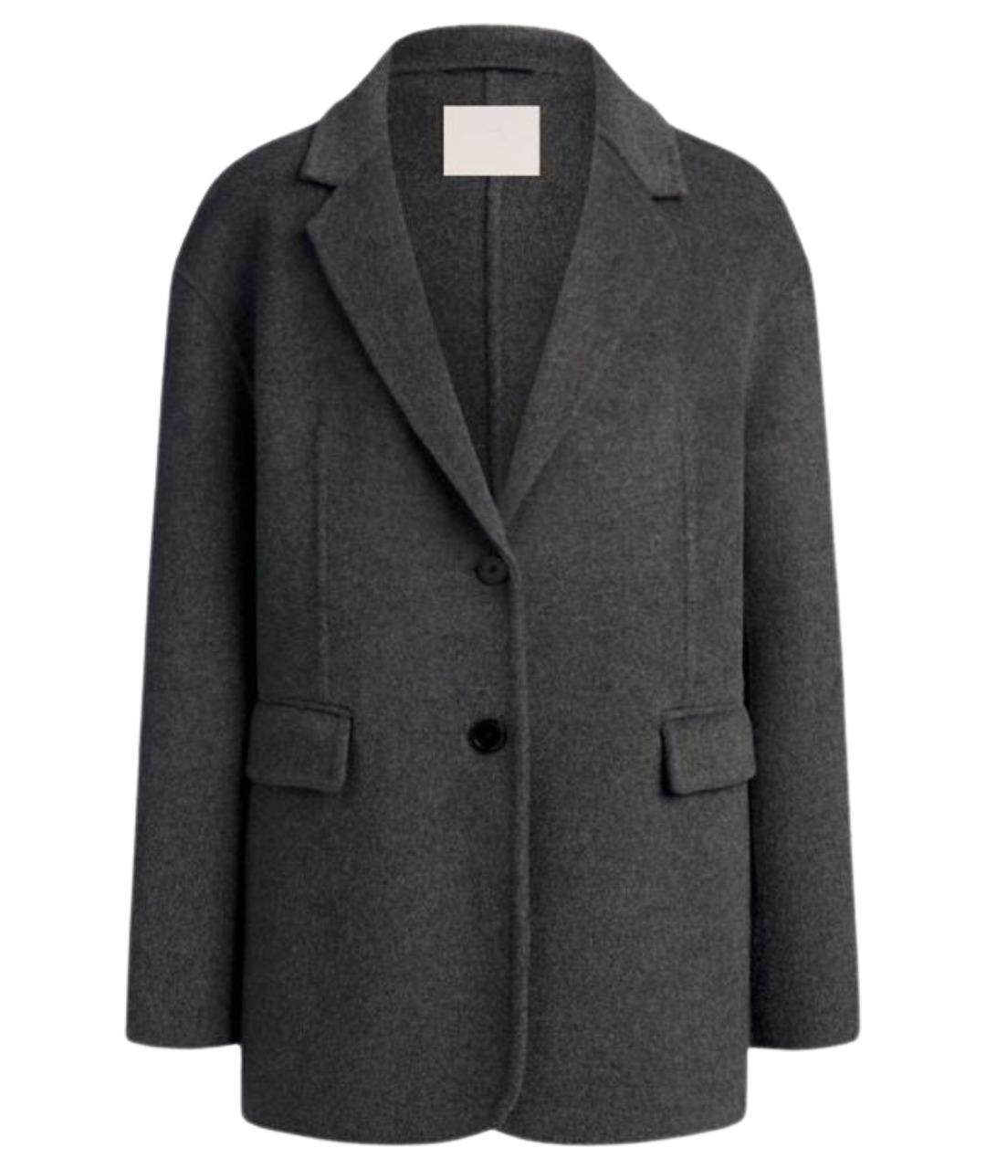 12 STOREEZ Антрацитовое шерстяное пальто, фото 1