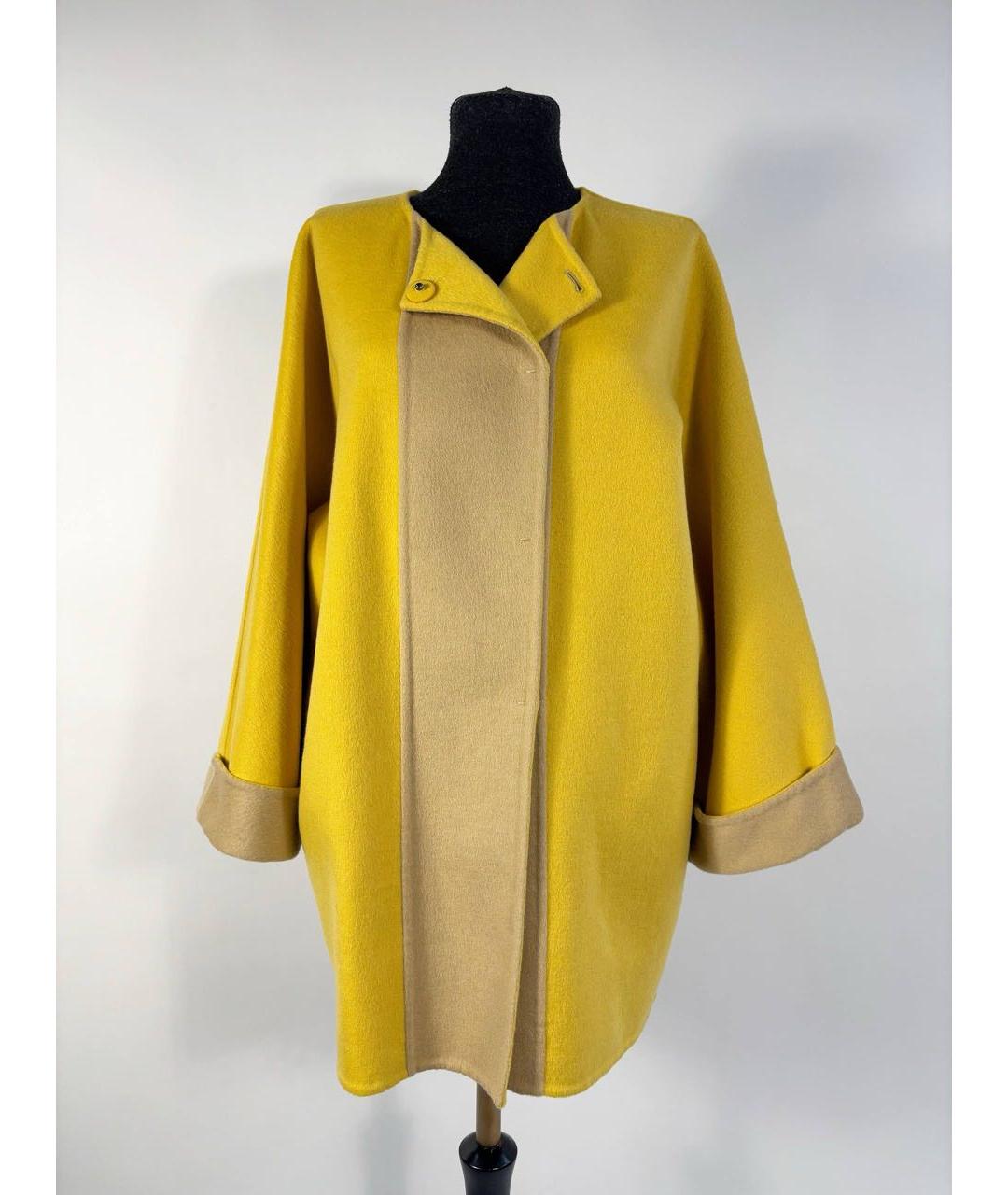 FENDI Желтое пальто, фото 6