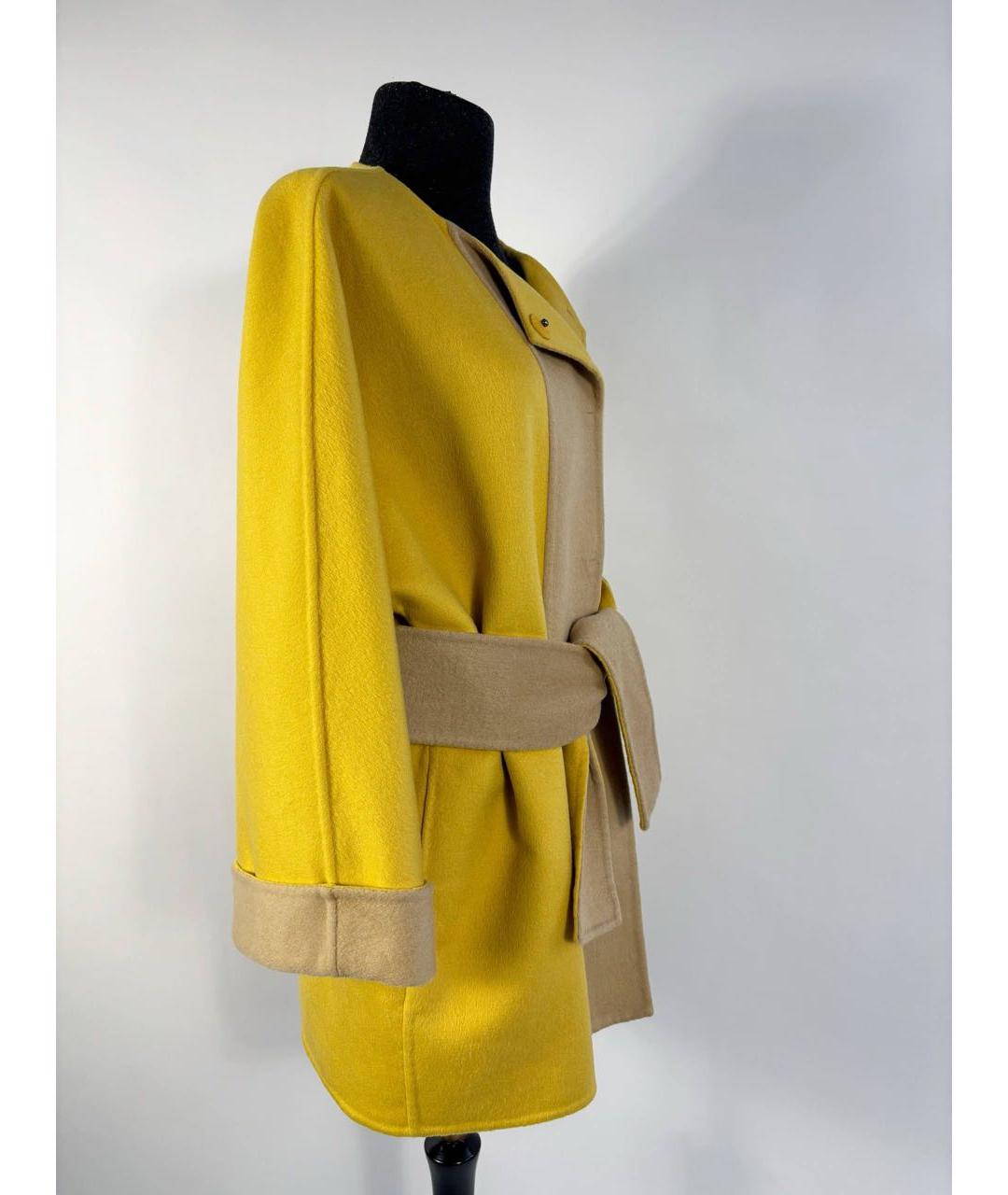 FENDI Желтое пальто, фото 8