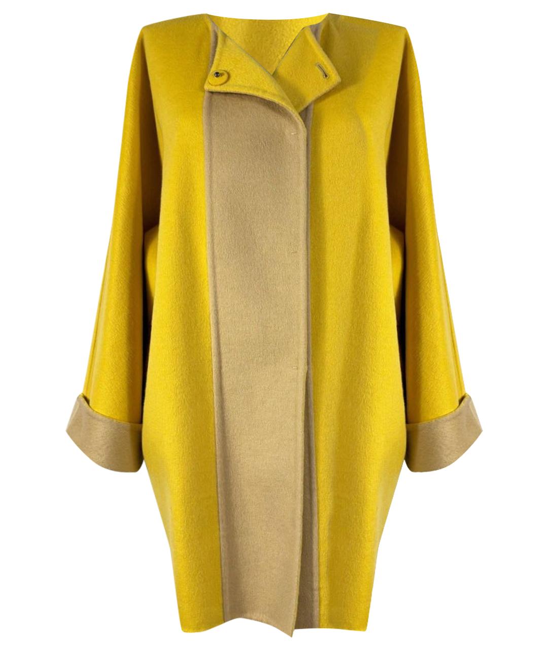 FENDI Желтое пальто, фото 1