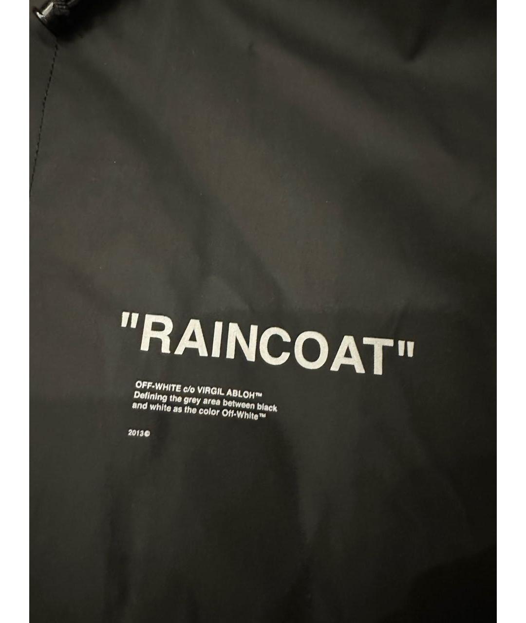 OFF-WHITE Черный тренч / плащ, фото 2