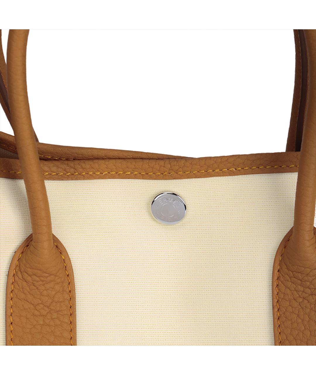 HERMES Коричневая сумка с короткими ручками, фото 5