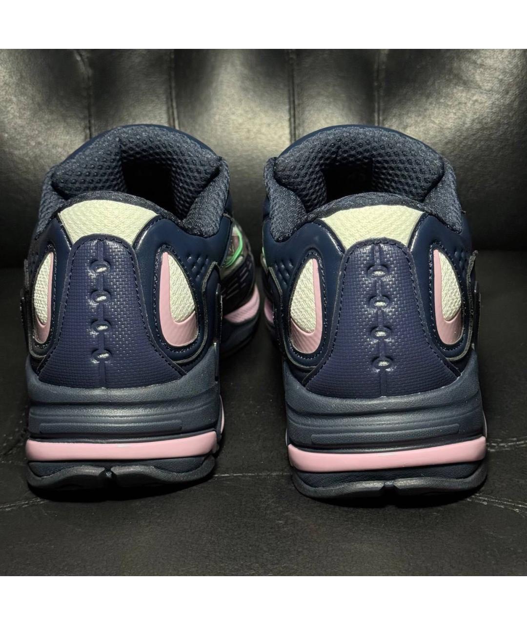 RAF SIMONS Синие текстильные низкие кроссовки / кеды, фото 2