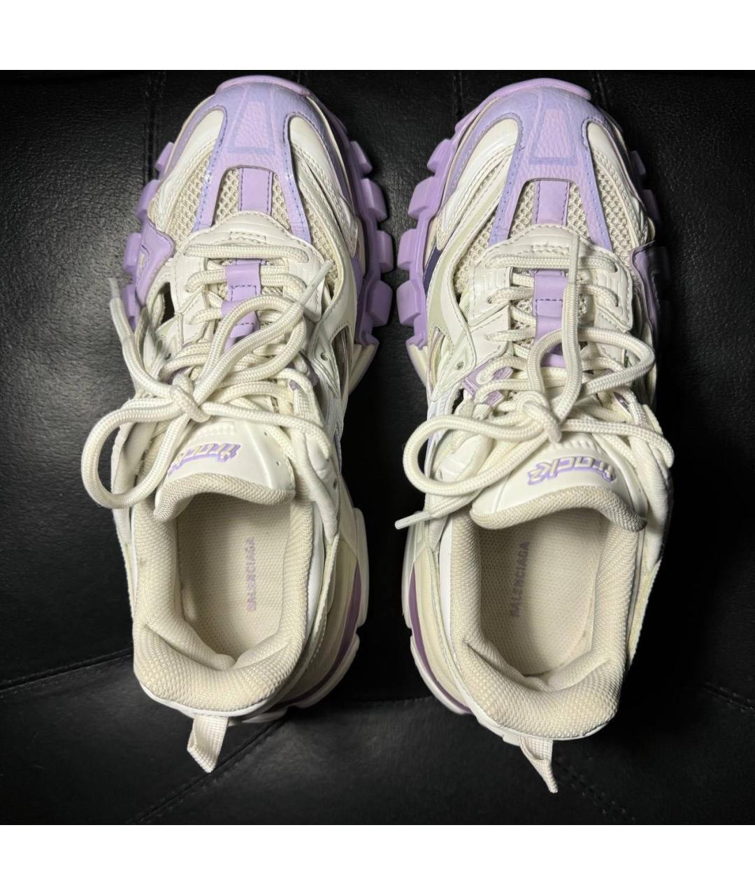 BALENCIAGA Белые текстильные кроссовки, фото 7