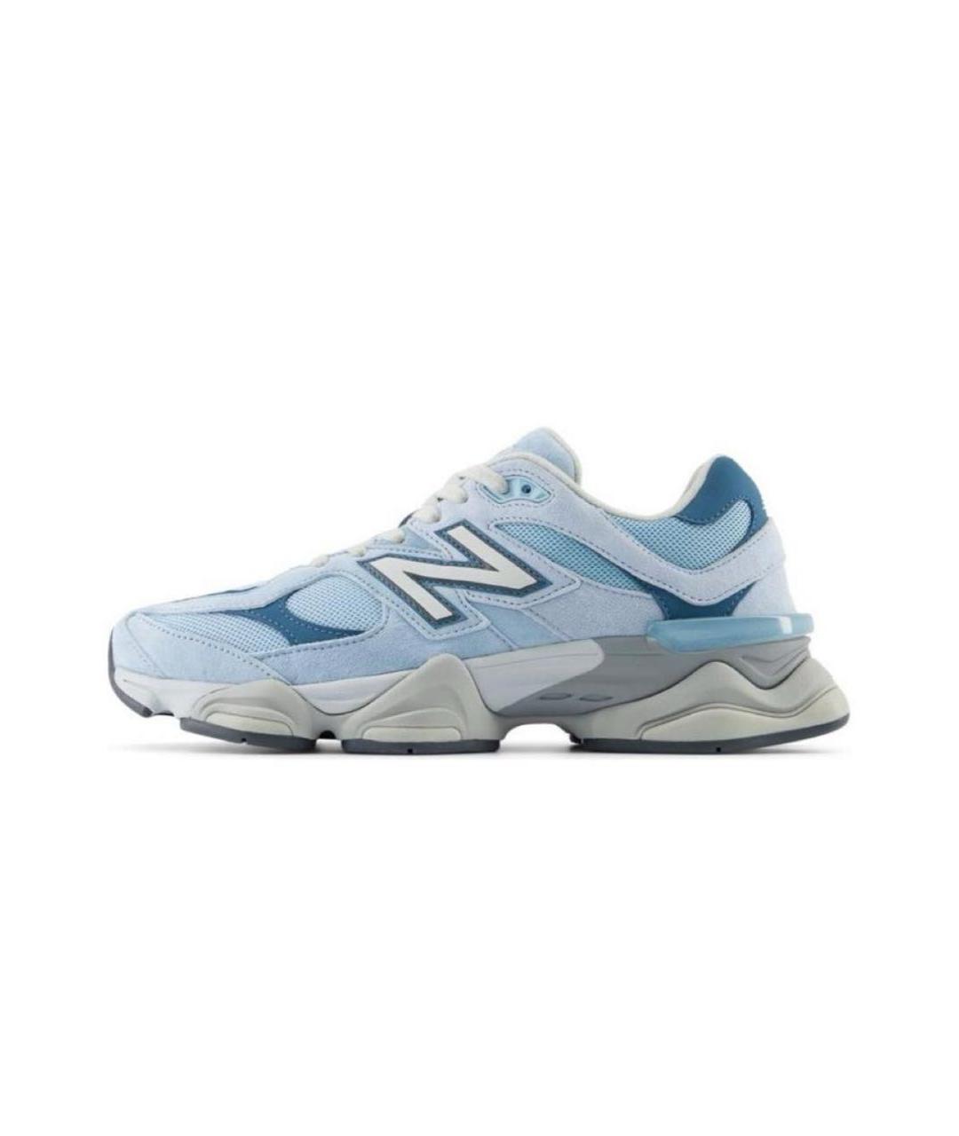 NEW BALANCE Голубые кожаные кроссовки, фото 6