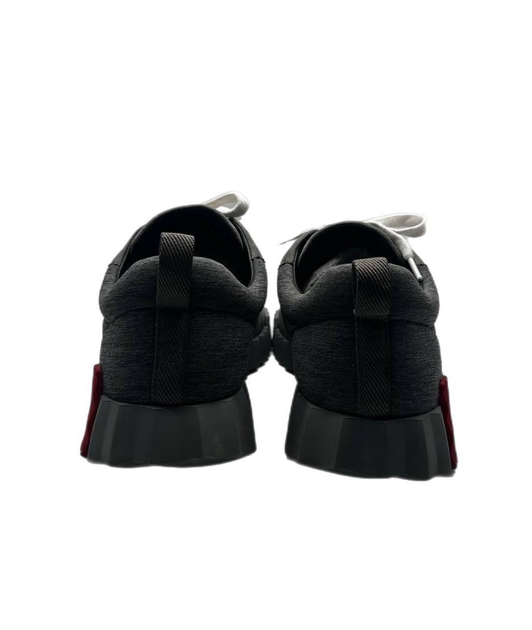 HERMES Серые низкие кроссовки / кеды, фото 4